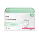 MCKESSON SUPER MODERATE ABSORBENCY INCONTINENCE UNDERWEAR, SMALL, SOLD AS 88/CASE MCKESSON UW33843