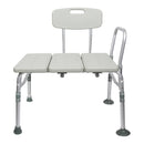 McKesson Aluminum Transfer Bench with Reversible Back, 1/EA