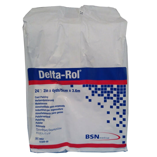 Delta-Rol® White Acrylic Undercast Cast Padding, 2 Inch X 4 Yard, 24/Bg