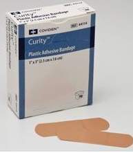 Curity™ Tan Adhesive Strip, 1 X 3 Inch, 1200/Cs