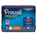 PREVAIL® PER-FIT® MEN ADULT MODERATE ABSORBENT UNDERWEAR, X-LARGE, WHITE, SOLD AS 14/BAG FIRST PFM-514