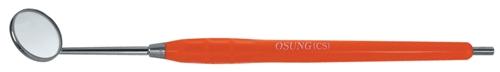Mouth Mirror, Autoclavable Handle, Cone Socket, Red, D-Mhc-05 - Osung USA