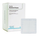 DermaRite® Gauze Adhesive Dressing, White, Sterile, 4 X 8 inch, 25/BX