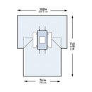 MCKESSON STERILE LAPAROTOMY DRAPE, 102 X 76 X 120 INCH, SOLD AS 1/PACK MCKESSON 183-I80-05155G-S