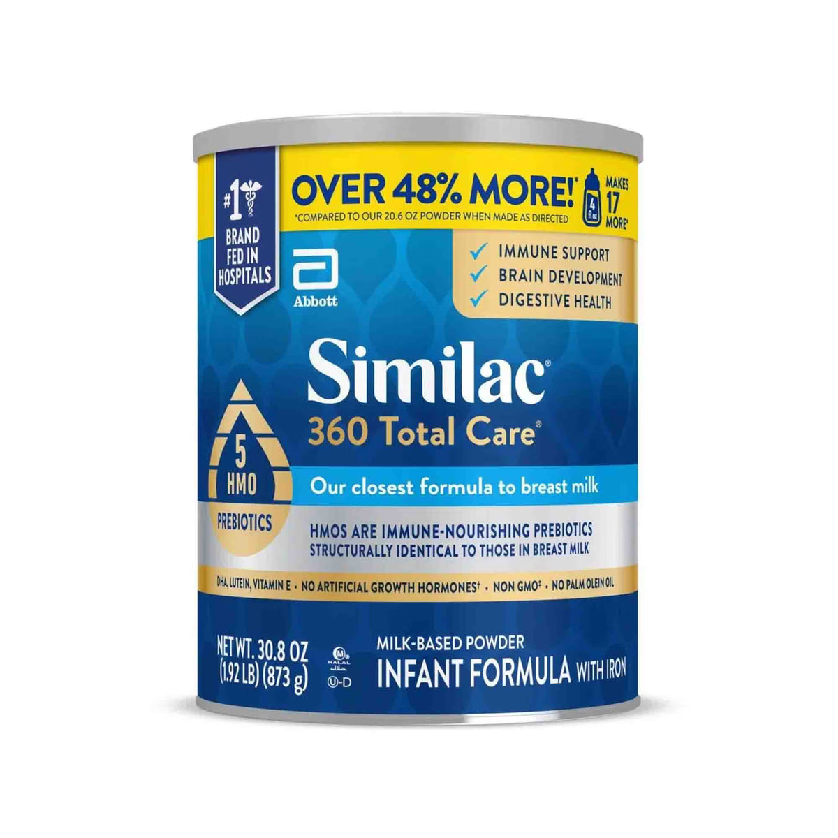 Similac® 360 Total Care® Milk-Based Powder Infant Formula, 6/Ct