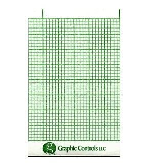 Paper, Chart Physio Sngl Channel Grn Grid 50Mmx100' (10/Bx 5, 10/Bx