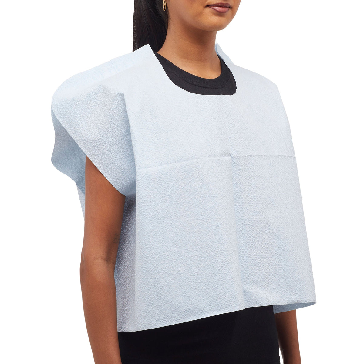 Mckesson Exam Cape, Blue, One Size Fits Most, 100/Cs