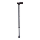 DMI® Lightweight Adjustable T-Handle Cane, Blue, 31 – 40 Inch Height, 1/EA