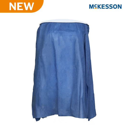 Mckesson Strapless Exam Gown, One Size Fits Most, Blue, 2 X 2 Feet, 25/Cs