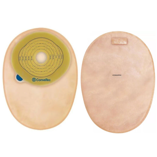 Esteem™+ One-Piece Closed End Transparent Ostomy Pouch, Fits 40mm Stomas, 30/BX