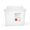 McKesson Prevent® Clear Sharps Container, 5.4-Quart, 11 x 12 x 4-3/4 Inch, 20/CS