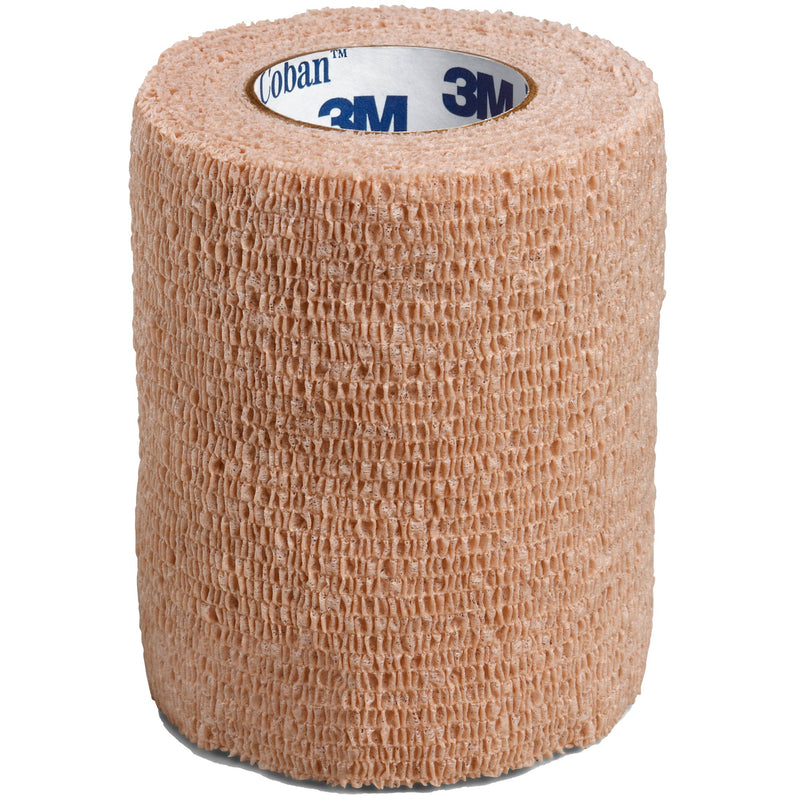 3M™ COBAN™ SELF-ADHERENT CLOSURE COHESIVE BANDAGE, 3 INCH X 5 YARD, TAN, SOLD AS 24/CASE SOLVENTUM 1583