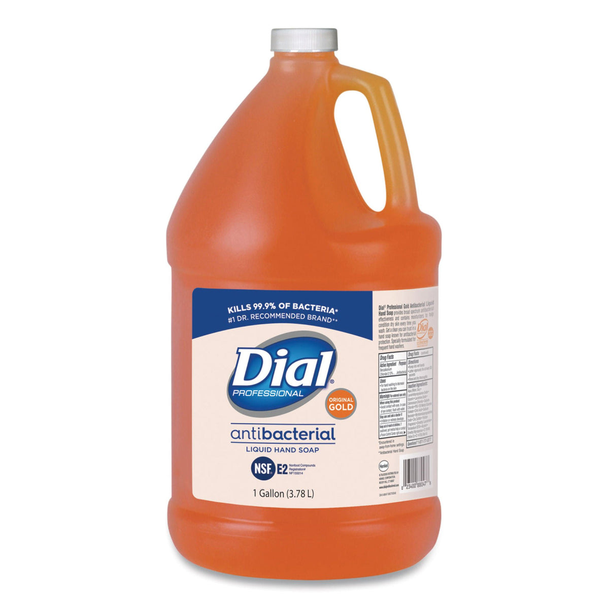 SOAP, DIAL LIQ UNSCENTD ANTIMICROBIAL GLD 1GL (4/CT), 4/CT