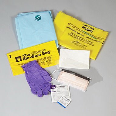 Spill Kit, Basic Chemo, 1/Ea