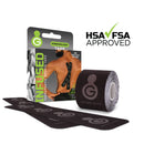 GREEN DROP SPORTS TAPE, INFUSED KINESIOLOGY TAPE FOR RECOVERY, SOLD AS 20/BOX GREEN KIN-1456