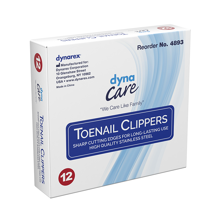 Dynarex Clippers Toenail Clippers, 12/Bx, 12 Bx/Cs -4893