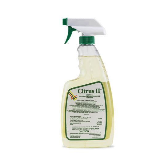 Citrus Ii® Hospiral Germicidal Deodorizing Cleaner, 22 Oz. Spray Bottle, 12/Cs