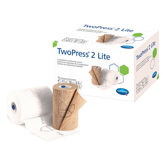 Twopress® 2 Lite Two-Layer Compression Bandage System With Visible Indicators, 8/Cs