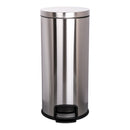 McKesson Trash Can, Stainless Steel, Round, 8 Gallons, 12 x 26.77 Inch, 1/CS