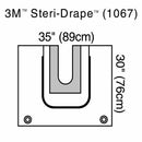 3M™ Steri-Drape™ Sterile U-Pouch Orthopedic Drape, 35 x 30 Inch, 5/BX