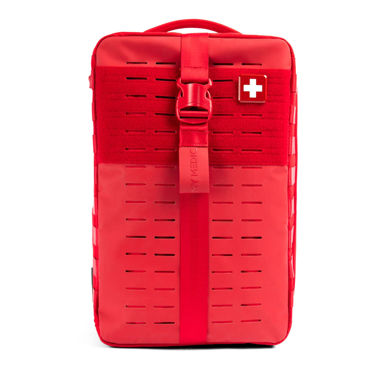 First Aid Kit, Emergency Backpack Red, 1/Ea