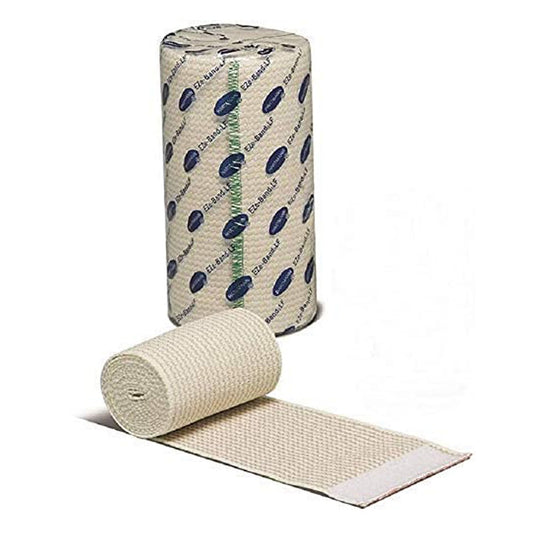 Eze-Band® Lf Double Hook-And-Loop Closure Elastic Bandage, 6 Inch X 5 Yard, 10/Pk
