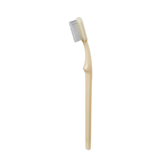 Mckesson Toothbrush, Ivory, Medium, Curved Handle, 144/Bx