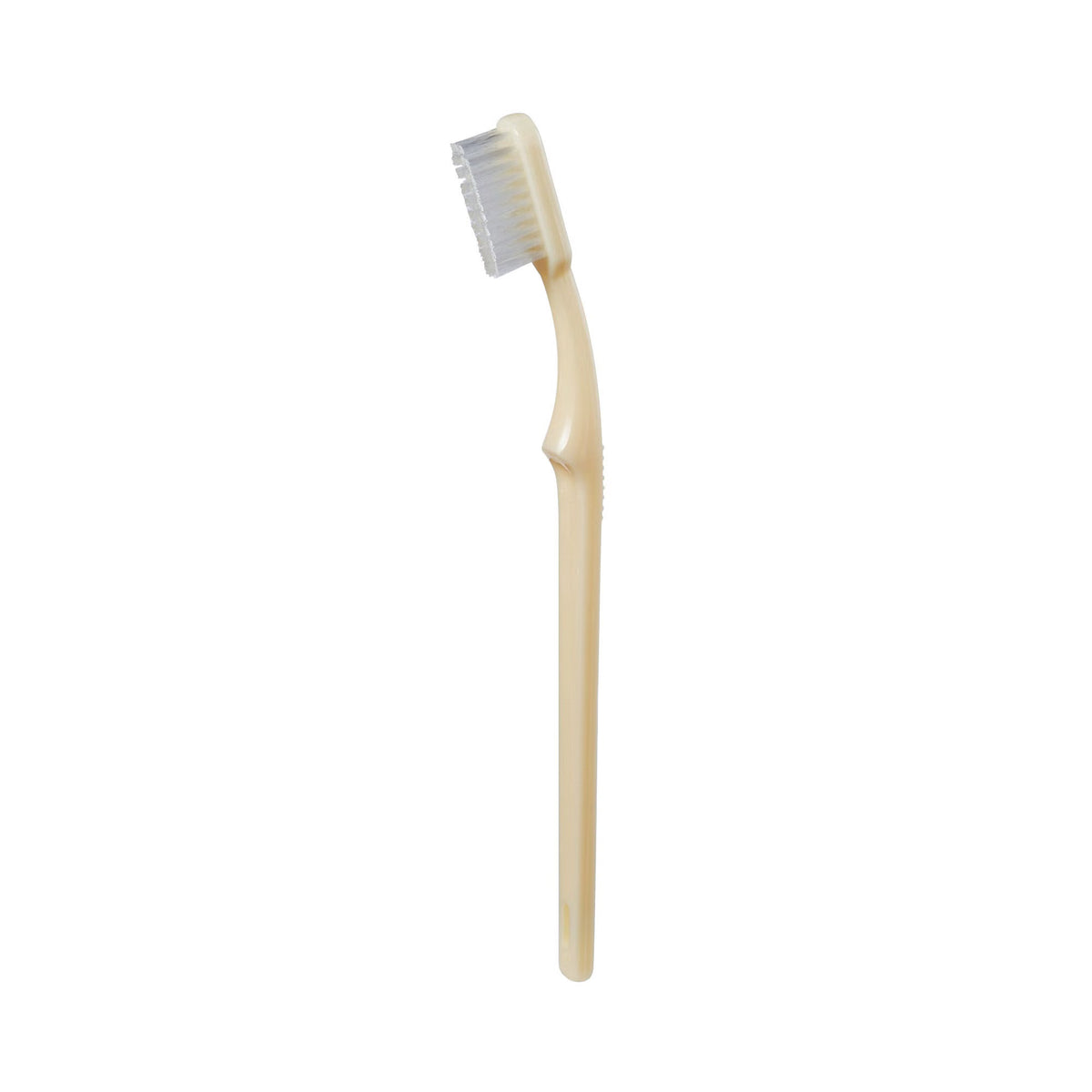 McKesson Toothbrush, Ivory, Medium, Curved Handle, 144/BX