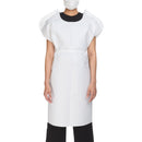 McKesson Patient Exam Gown, One Size Fits Most, White, 50/CS