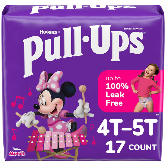 Pull-Ups® Learning Designs® for Girls Training Pants, 4T to 5T, 17/PK