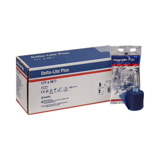 Delta-Lite® Plus Dark Blue Cast Tape, 2 Inch X 4 Yard, 10/Bx