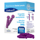 Embrace® Safety Lancets, 30 Gauge, 5000/CS