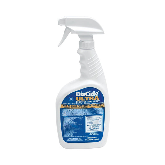Discide® Ultra Quaternary Based Surface Disinfectant Cleaner, 1 Quart, 1/Ea