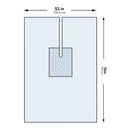 McKesson Sterile U-Drape with Split, 53 x 76 Inch, 26/CS