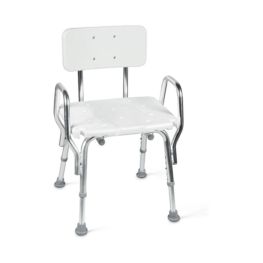 Mabis Shower Chair With Back, 1/Ea