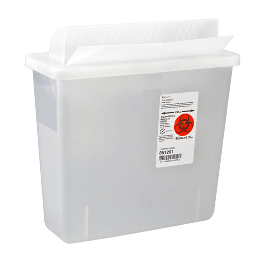 In-Room™ Multi-purpose Sharps Container, 1-1/4 Gallon, 10.75 x 11 x 4.75 Inch, 20/CS