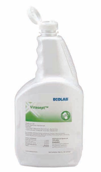 Ecolab® Virasept™ Surface Disinfectant Cleaner, 32 Oz., 1/Ea