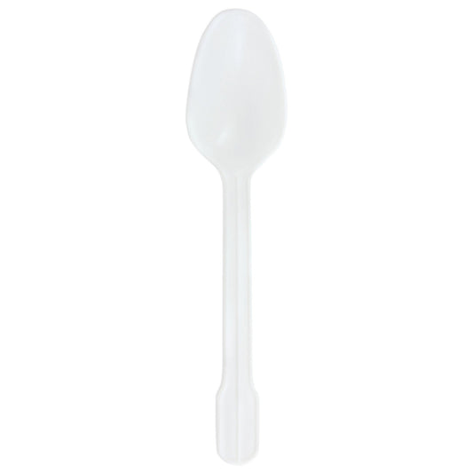 Mckesson White Polypropylene Spoon, 1/Cs