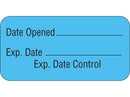 SHAMROCK SCIENTIFIC "DATE OPENED" ADVISORY LABEL, 1.5 X 0.75 INCH, SOLD AS 1/ROLL SHAMROCK UPCR-3012