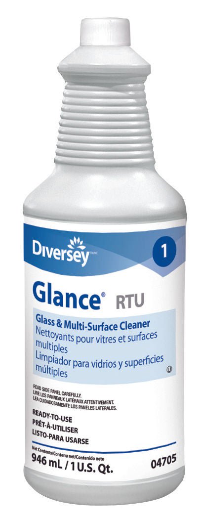 Glance® Rtu Glass And Multi-Surface Cleaner, 32 Oz., 12/Cs
