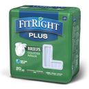 FitRight™ Plus Anti-Leak Guard Briefs, Large, 80/CS