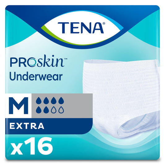 Tena® Proskin™ Extra Absorbent Underwear, Medium, 64/Cs
