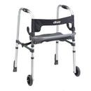Clever-Lite LS Aluminum Dual Release Folding Walker, 29.5 – 39 Inch Height, 1/EA