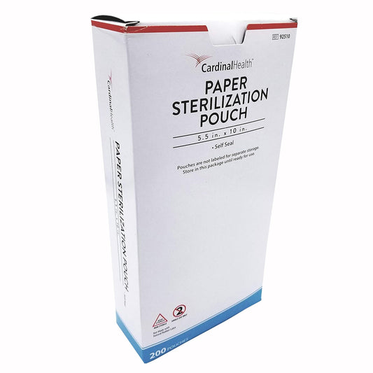 Cardinal Health™ Sterilization Pouch, 5.5 x 10 Inch, 800/CS
