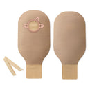 New Image™ 2-Piece Beige Ostomy Pouch, Pre-cut to Fit 44 mm Stomas, Green Match, 10/BX