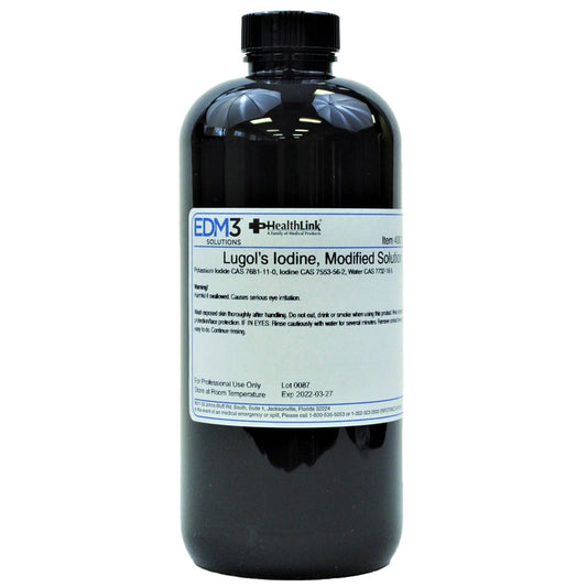 STAIN, LUGOL'S IODINE 2.1% 16OZ BICINF, 1/EA