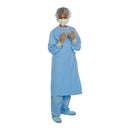 AERO BLUE SURGICAL GOWN WITH TOWEL, 2X LARGE, SOLD AS 28/CASE O&M 41735