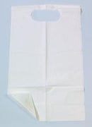 Tidi® Slipover Adult Economy Bib, 18 x 30 in., White, 150/CS