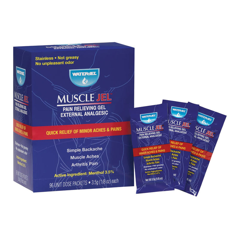 MUSCLE JEL® MENTHOL TOPICAL PAIN RELIEF, SOLD AS 1152/CASE SAFEGUARD MJ1152.00.000