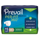 PREVAIL® PER-FIT 360°™ DAILY BRIEFS, MAXIMUM PLUS, SIZE 3, SOLD AS 15/PACK FIRST PFNG-014/1